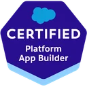 Salesforce Certified App Builder badge